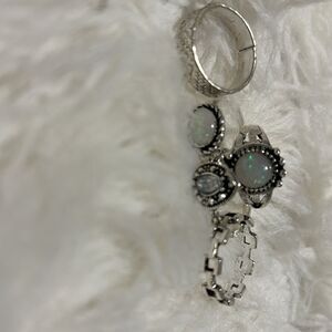 Opal ring set- Size 7